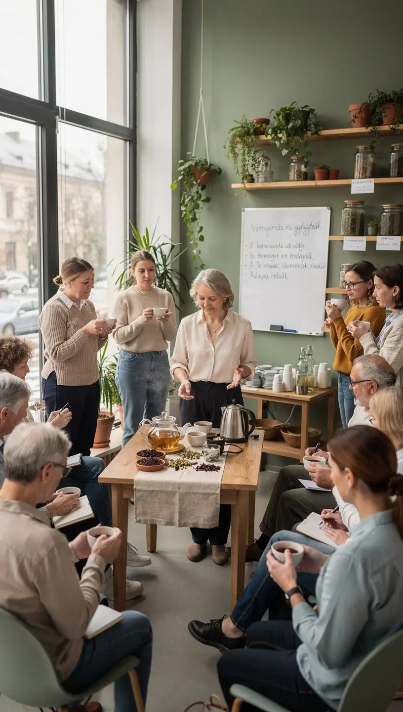 Gyógynövényekből készült tea, melynek jótékony hatása van a szív- és érrendszerre.